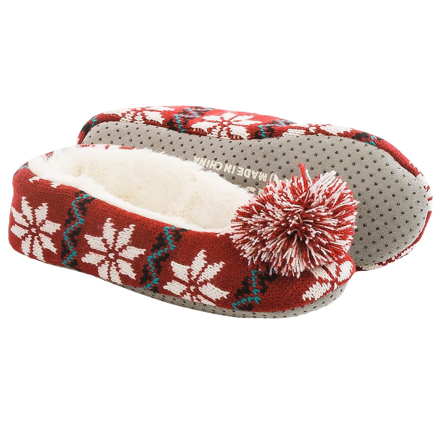 Life is good® Holiday Knit Ballet Slippers (For Women)