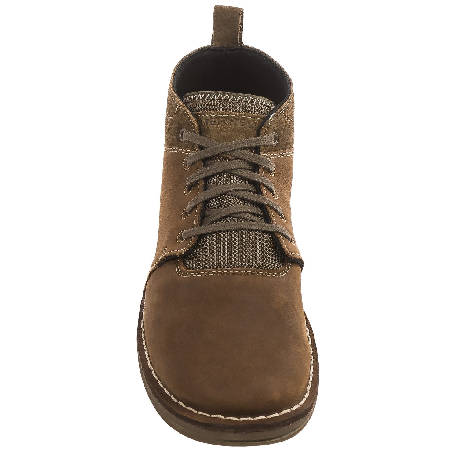 Merrell Bask Sol Mid Chukka Boots - Leather (For Men)