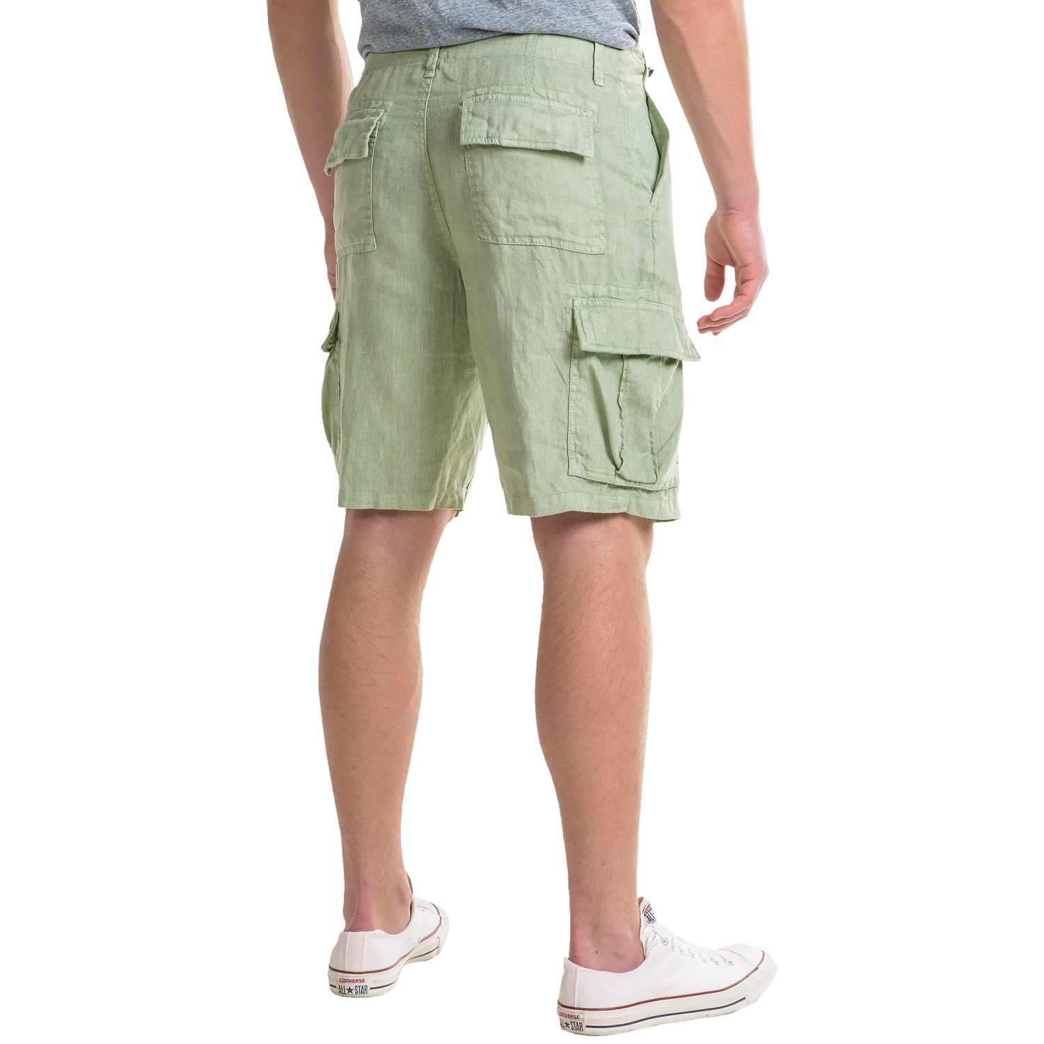 True Grit Sunset Cargo Shorts - Linen (For Men)