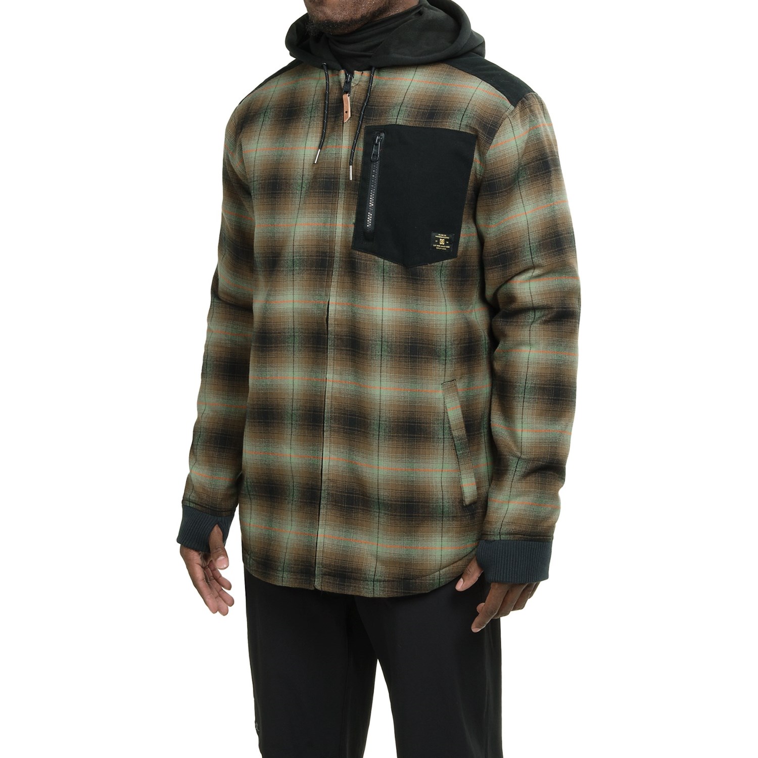 DC Shoes Backwoods Flannel Shirt Jacket - Insulated (For Men)