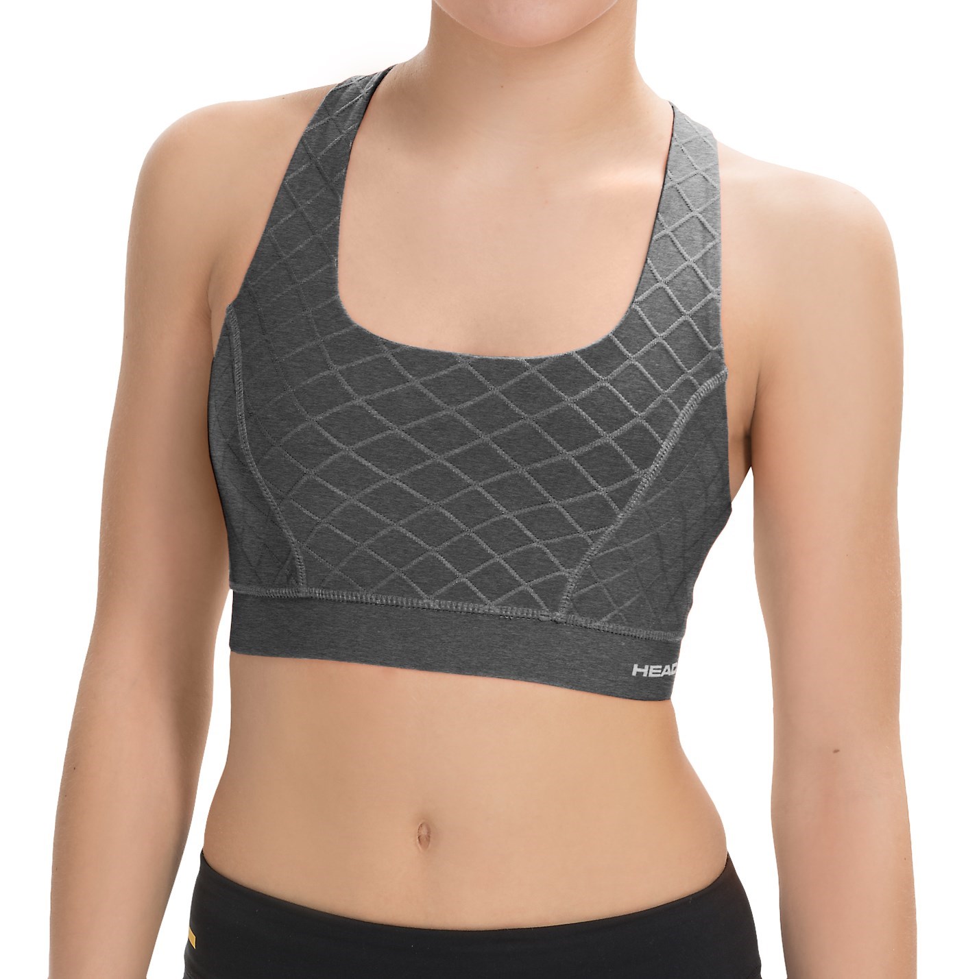 Head Diamond Jacquard Sports Bra - Medium Impact, Racerback (For Women)