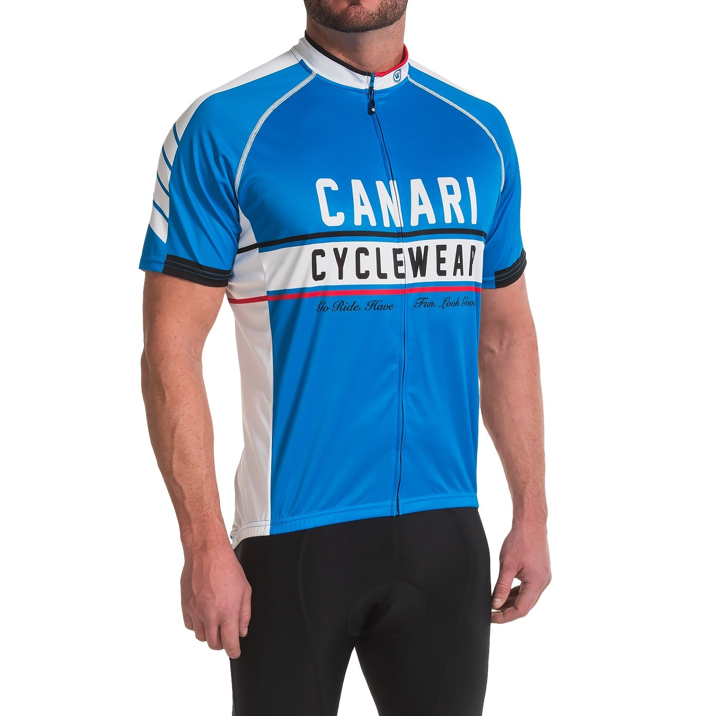 Canari Vista Cycling Jersey - Full Zip, Short Sleeve (For Men)