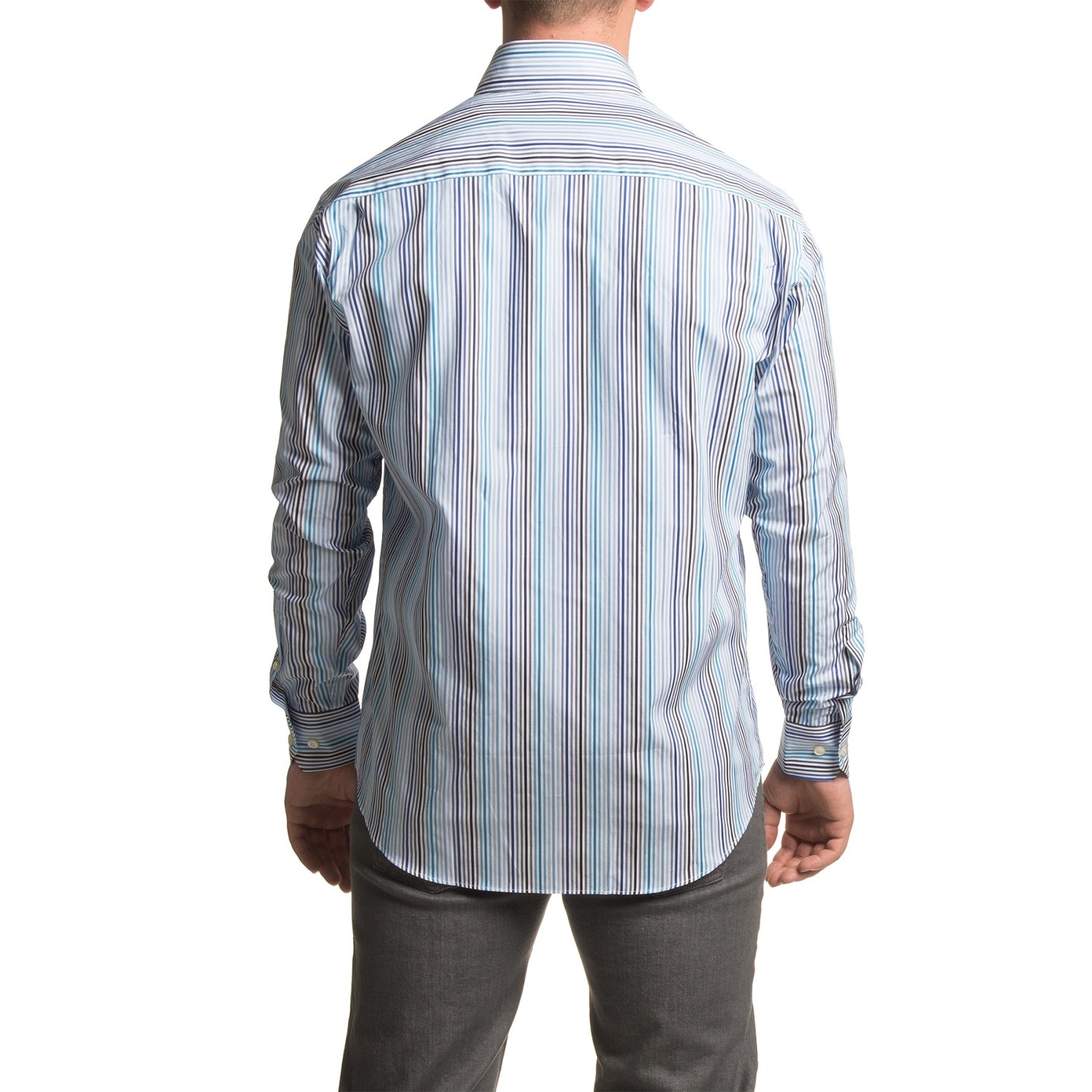 Robert Talbott Anderson Striped Sport Shirt - Cotton, Classic Fit, Long Sleeve (For Men)