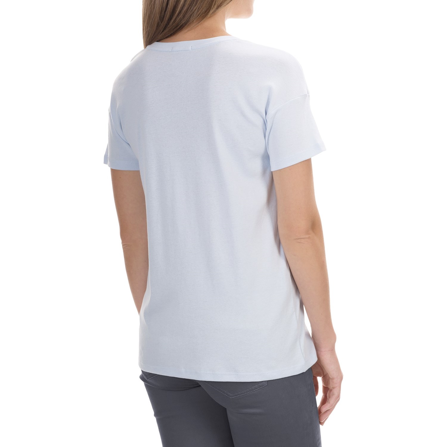 Lilla P Boyfriend T-Shirt - Pima Cotton, Short Sleeve (For Women)