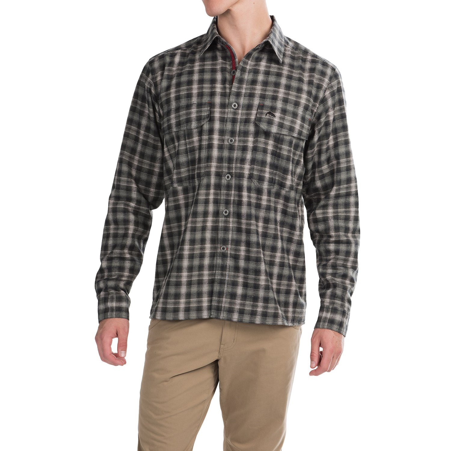 Simms Coldweather Button-Front Shirt - UPF 50+, Long Sleeve