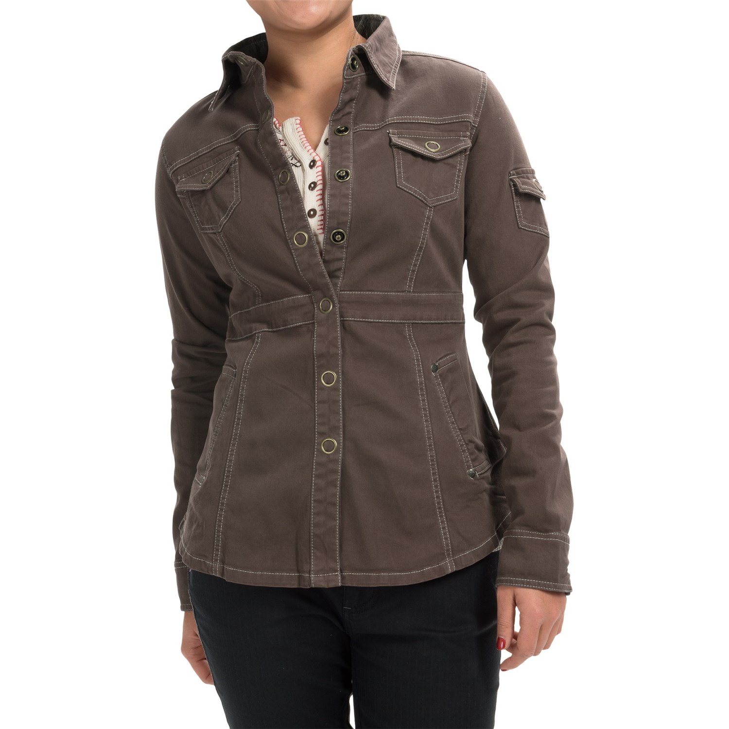 Aventura Clothing Millbrae Jacket - Organic Cotton, Snap Front (For Women)