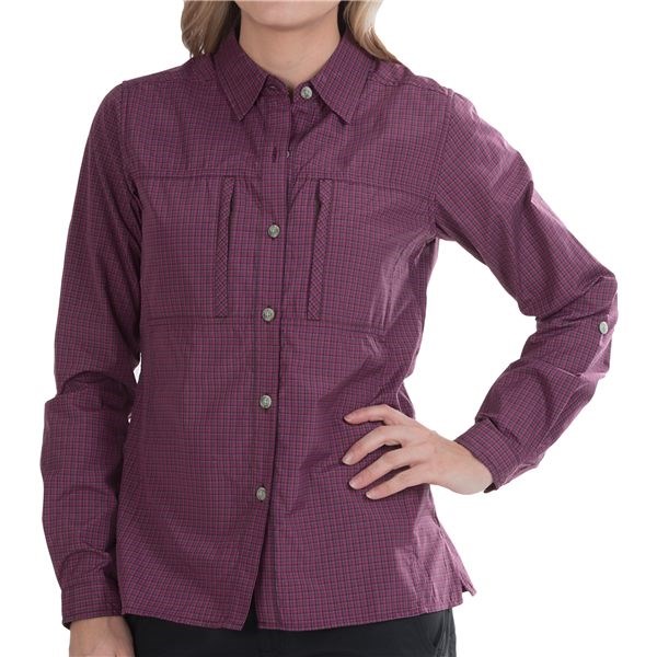 ExOfficio Dryflylite Check Shirt - UPF 30, Long Sleeve (For Women)