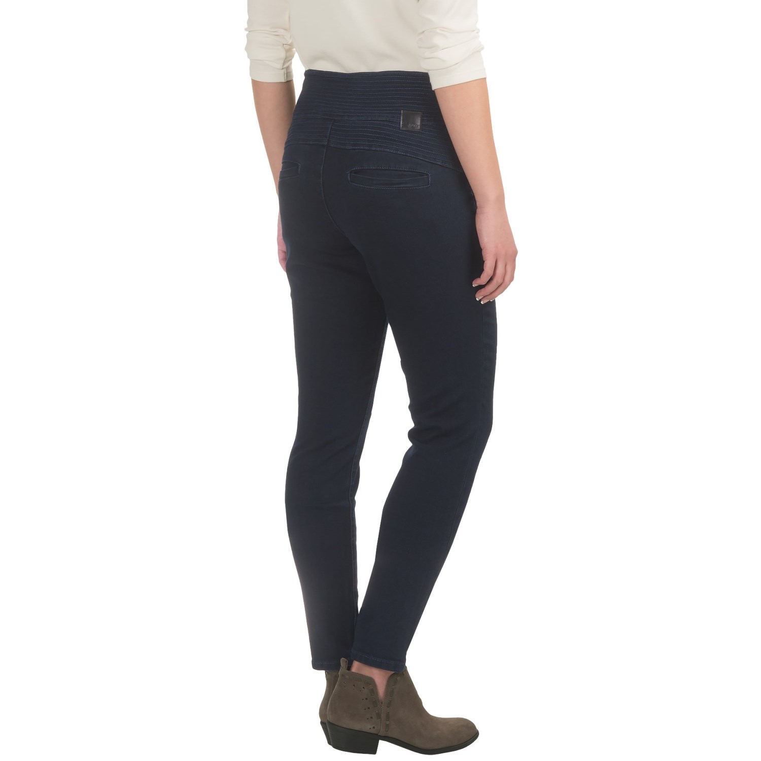 JAG Olive Side-Zip Skinny Jeggings (For Women)