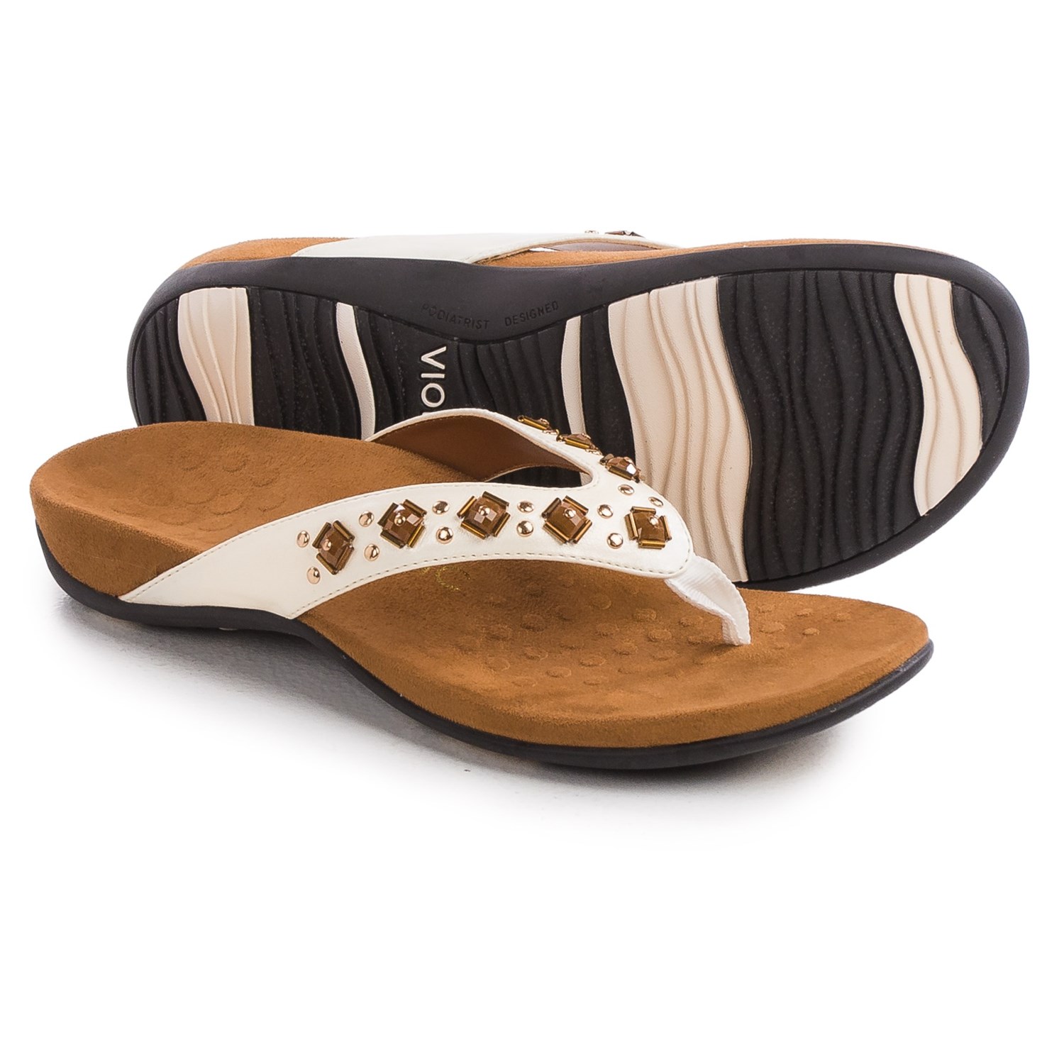 Vionic with Orthaheel Technology Floriana Sandals (For Women)