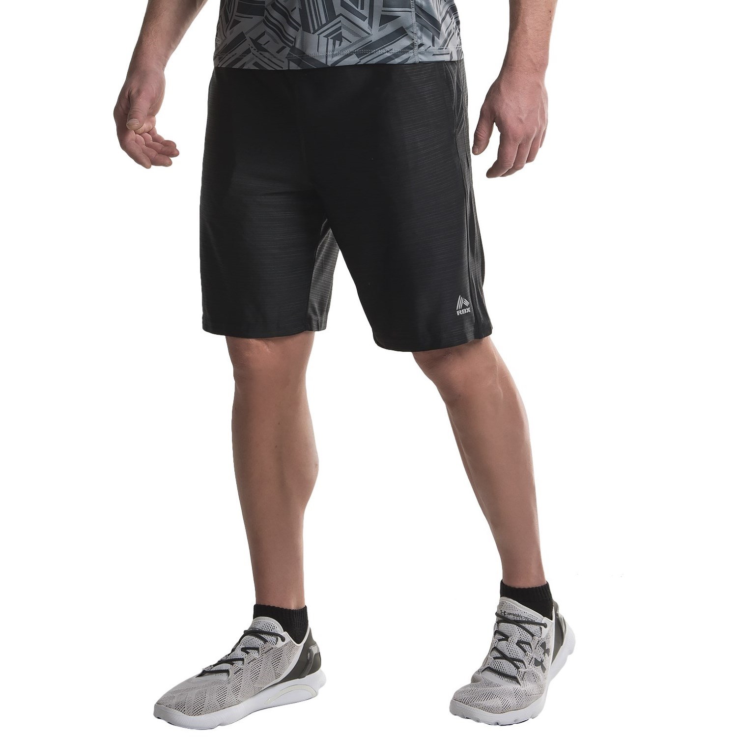 RBX Embossed Printed Training Shorts (For Men)