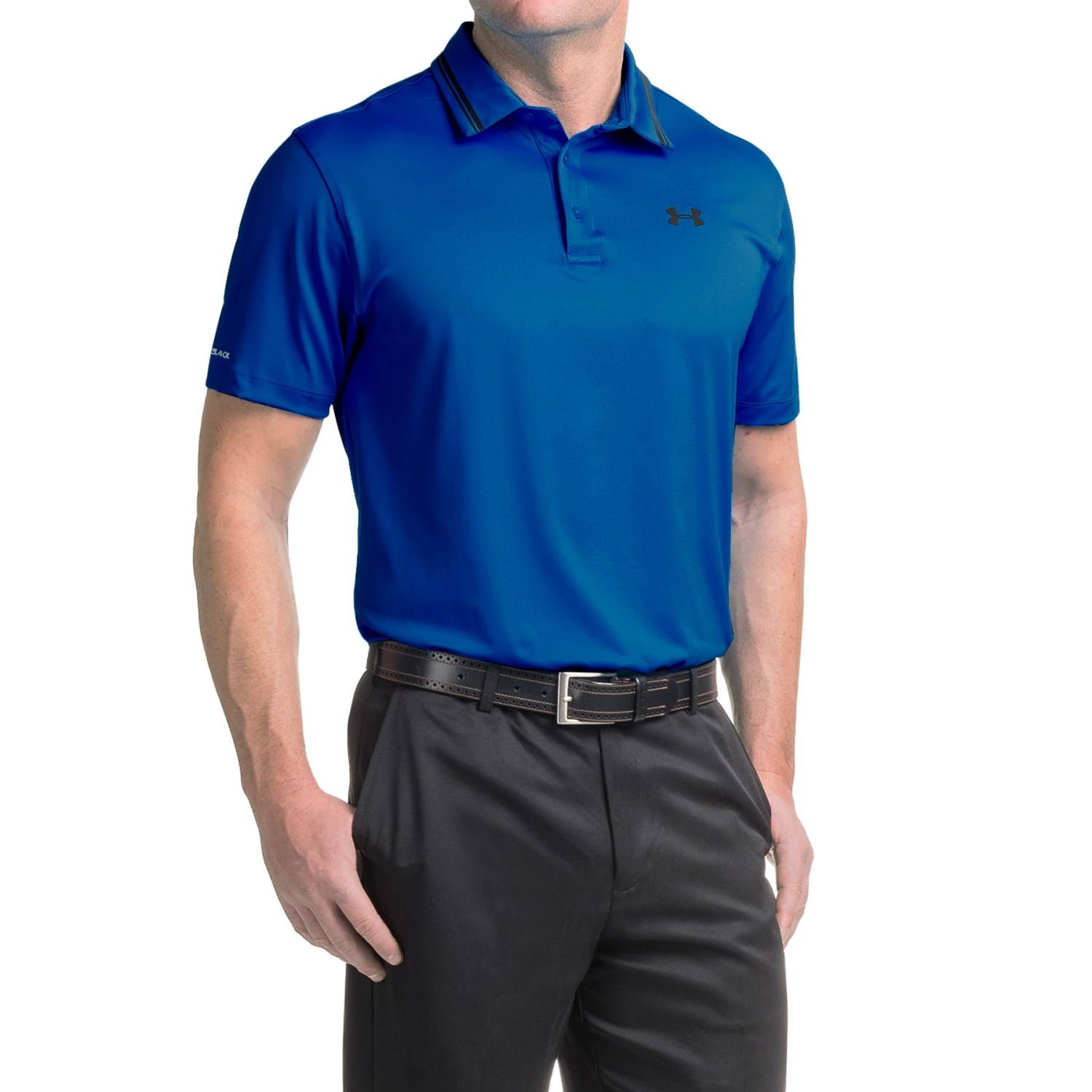 Under Armour coldblack® Address Polo Shirt - UPF 30+, Short Sleeve (For Men)