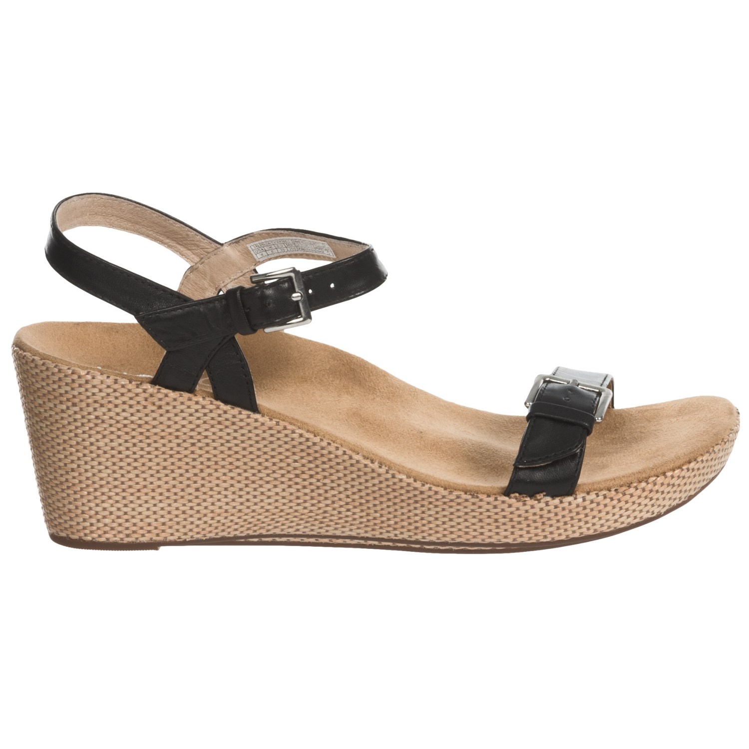 Vionic with Orthaheel Technology Enisa Wedge Sandals - Leather (For Women)