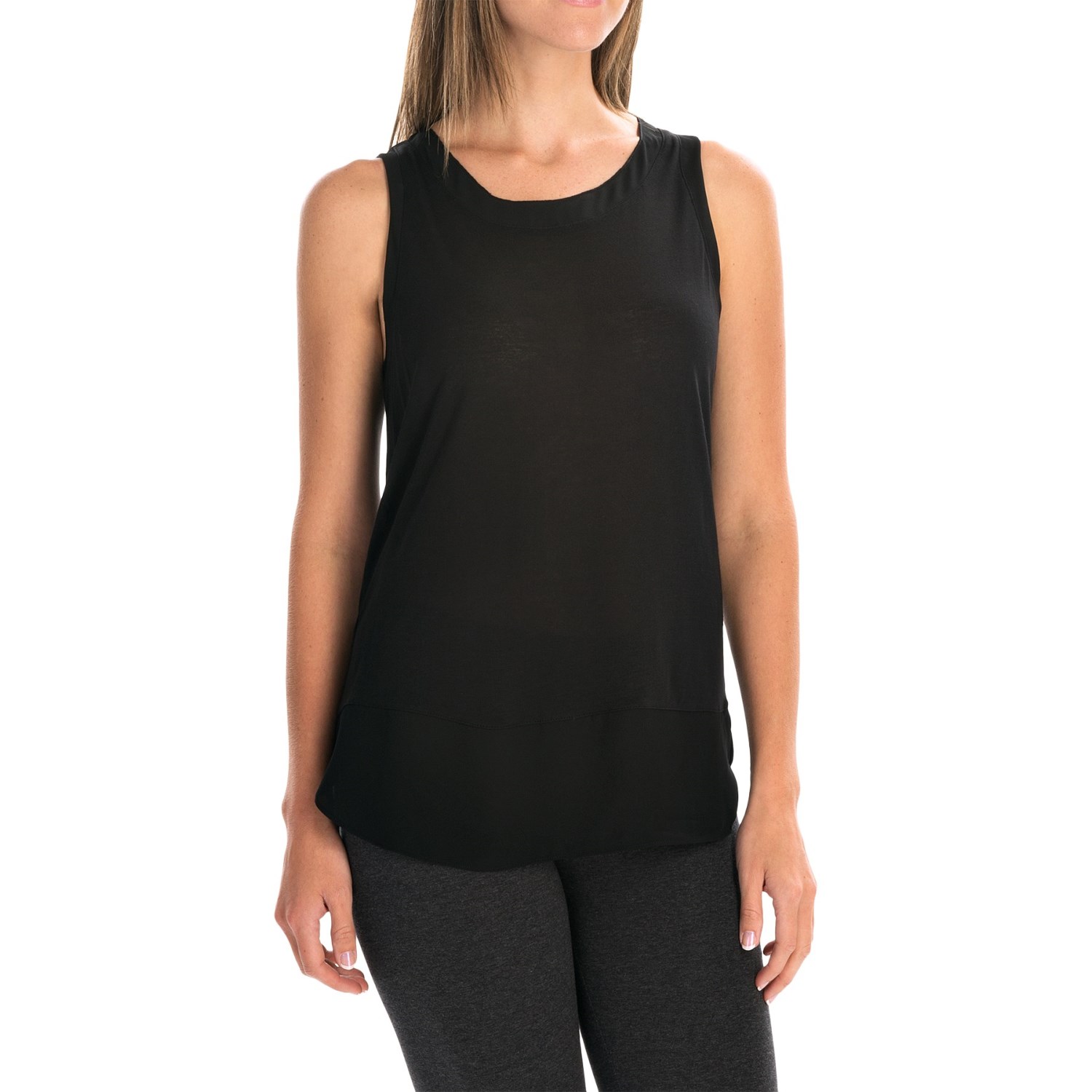 Chiffon Trim Tank Top (For Women)