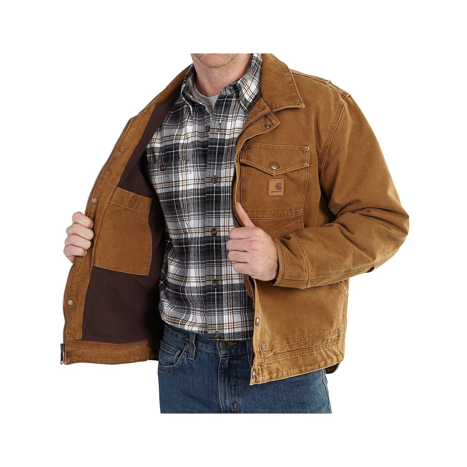 Carhartt Berwick Sandstone Duck Jacket - Factory Seconds (For Men)