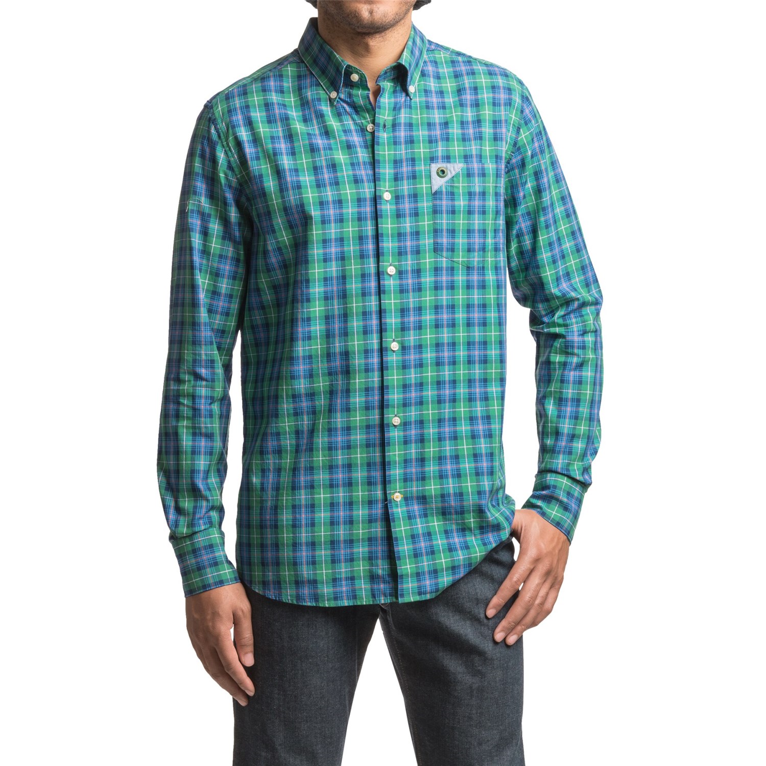 Barbour Laundered Check Shirt - Long Sleeve (For Men)