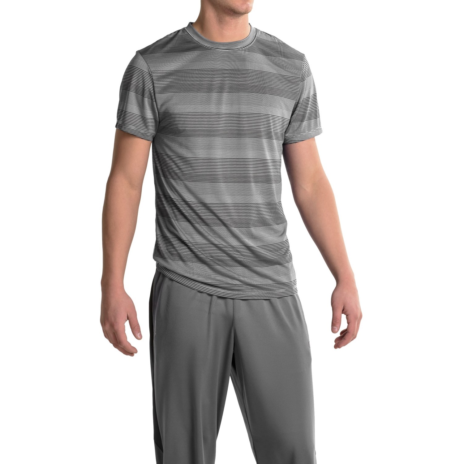 RBX XTrain High-Performance Striped Shirt - Short Sleeve (For Men)