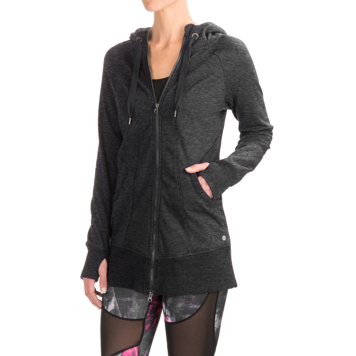 90 Degree By Reflex Hooded Fleece Jacket (For Women)