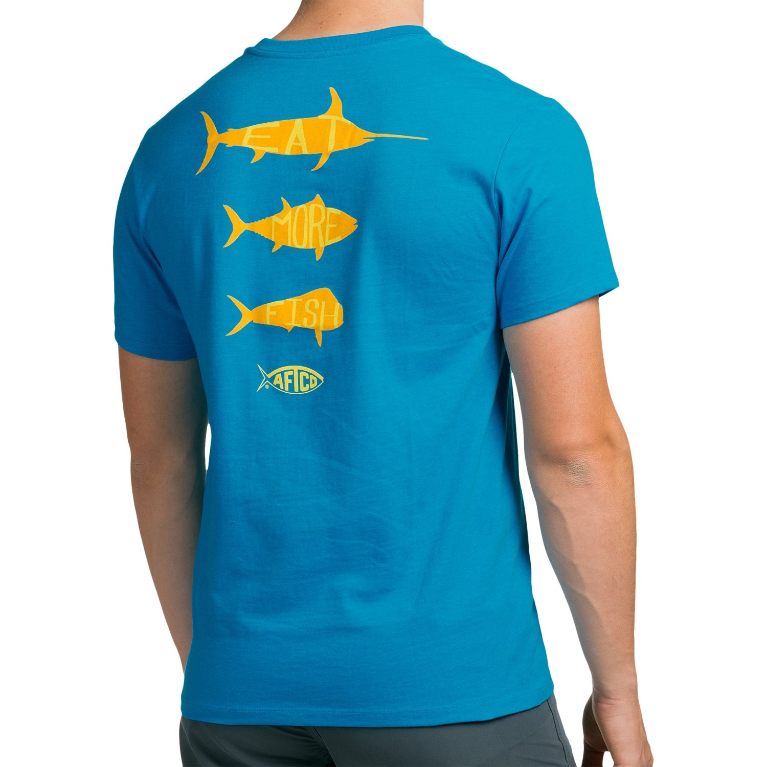 AFTCO Eat More Fish T-Shirt - Short Sleeve (For Men)