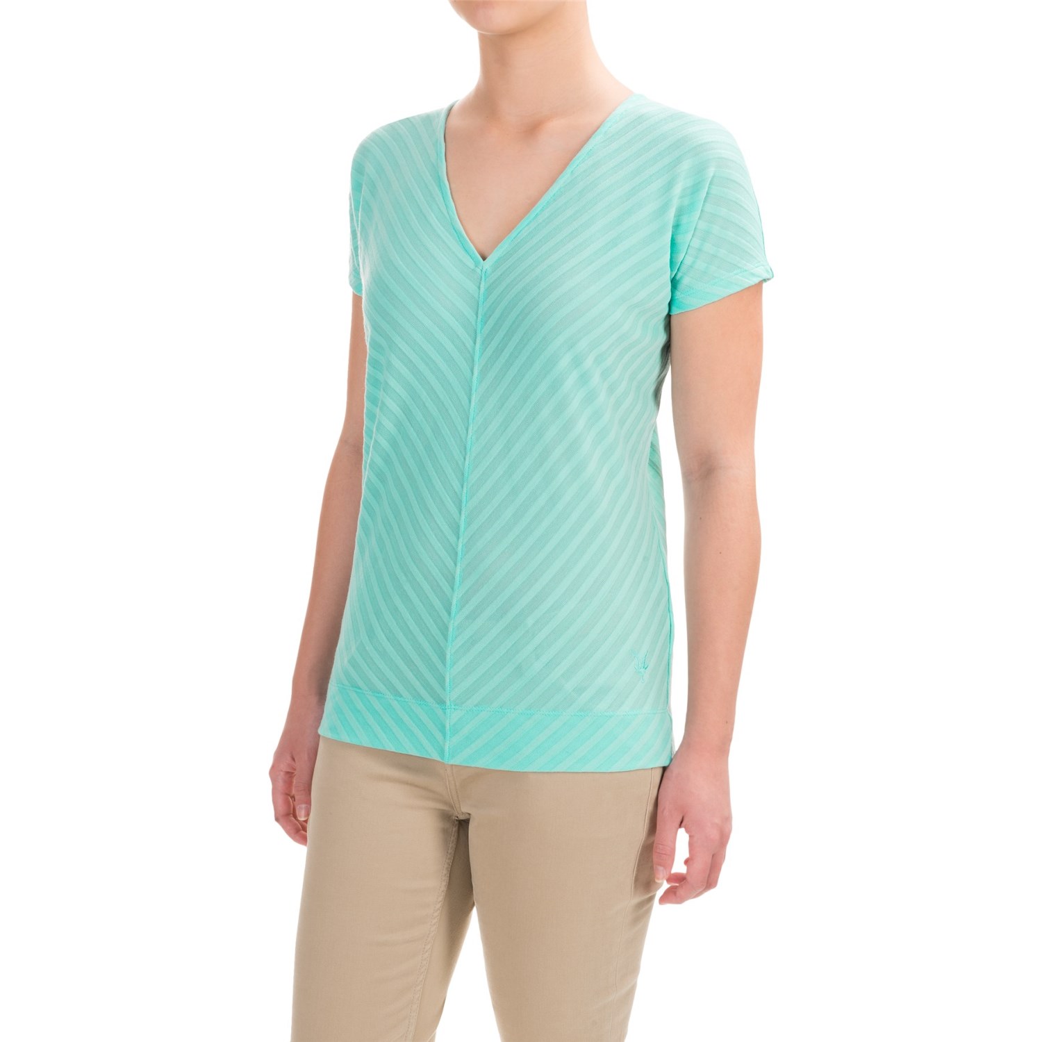 Ibex Shadow Stripe Shirt - Merino Wool, Short Dolman Sleeve (For Women)