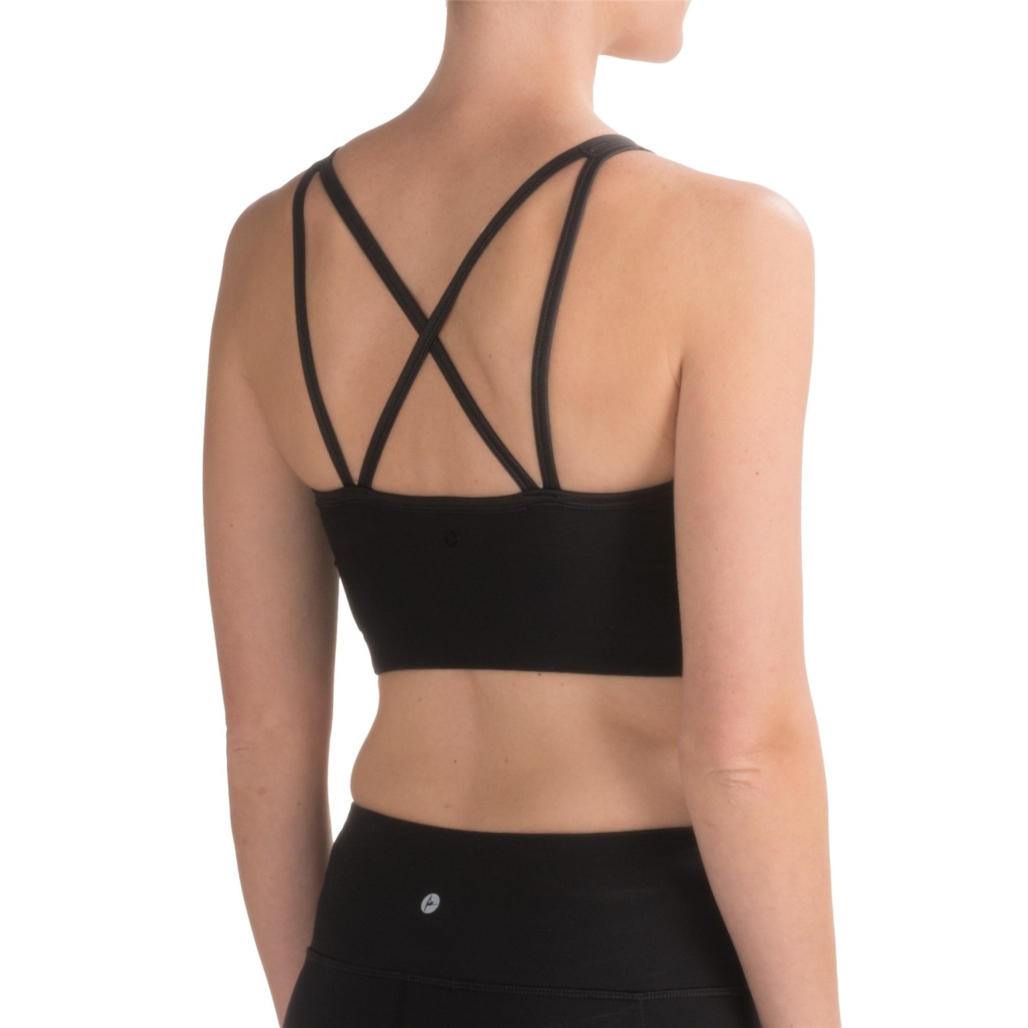 90 Degree by Reflex Strappy-Back Sports Bra - Medium Impact (For Women)