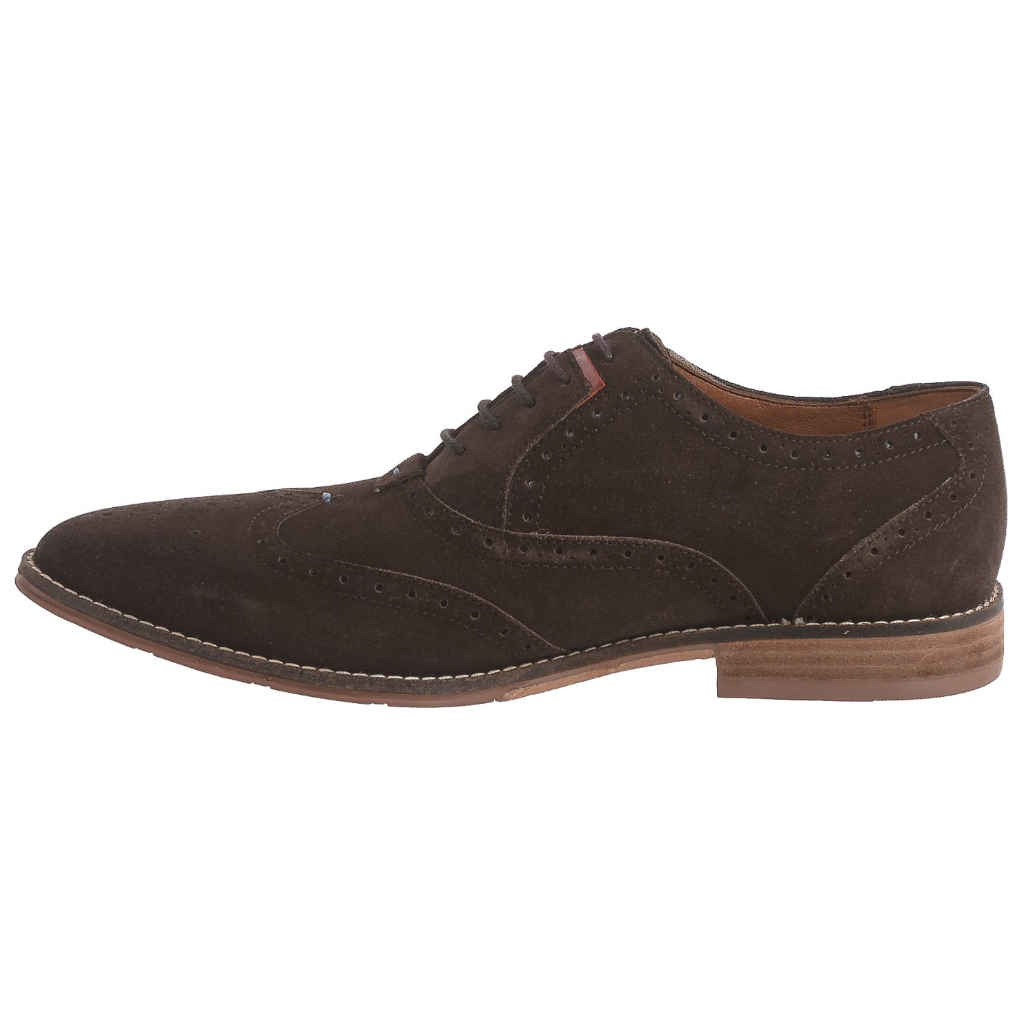 Hush Puppies Style Brogue Oxford Shoes - Suede (For Men)