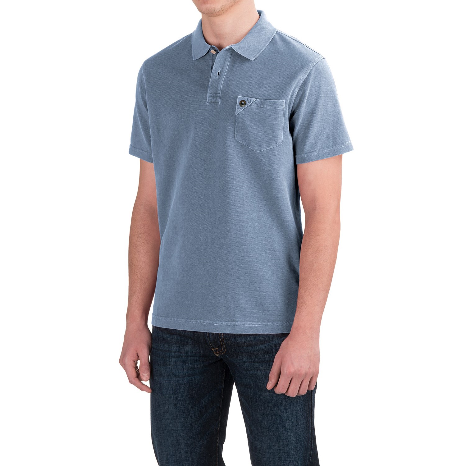 Barbour Laundered Polo Shirt - Garment Dyed, Short Sleeve (For Men)