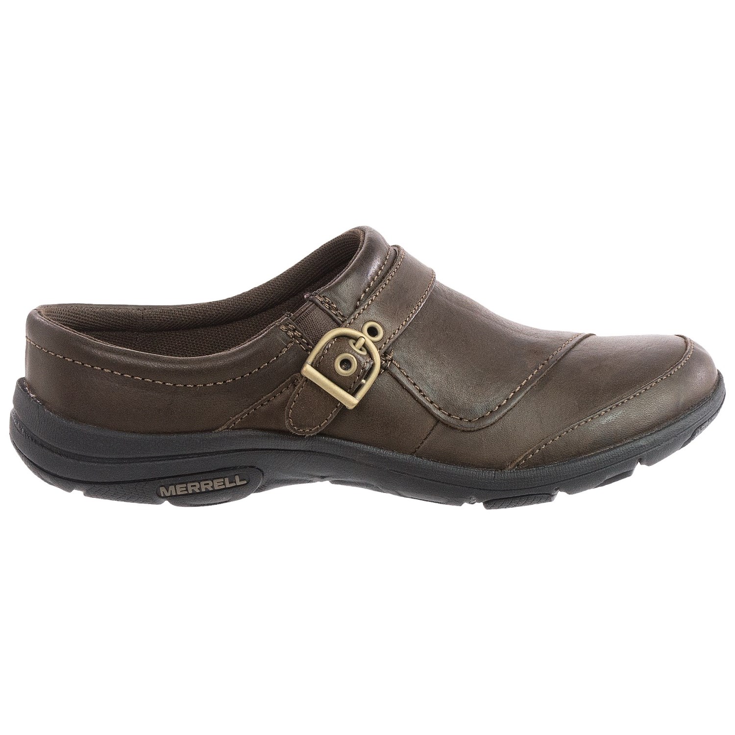 Merrell Dassie Slide Leather Shoes - Slip-Ons (For Women)