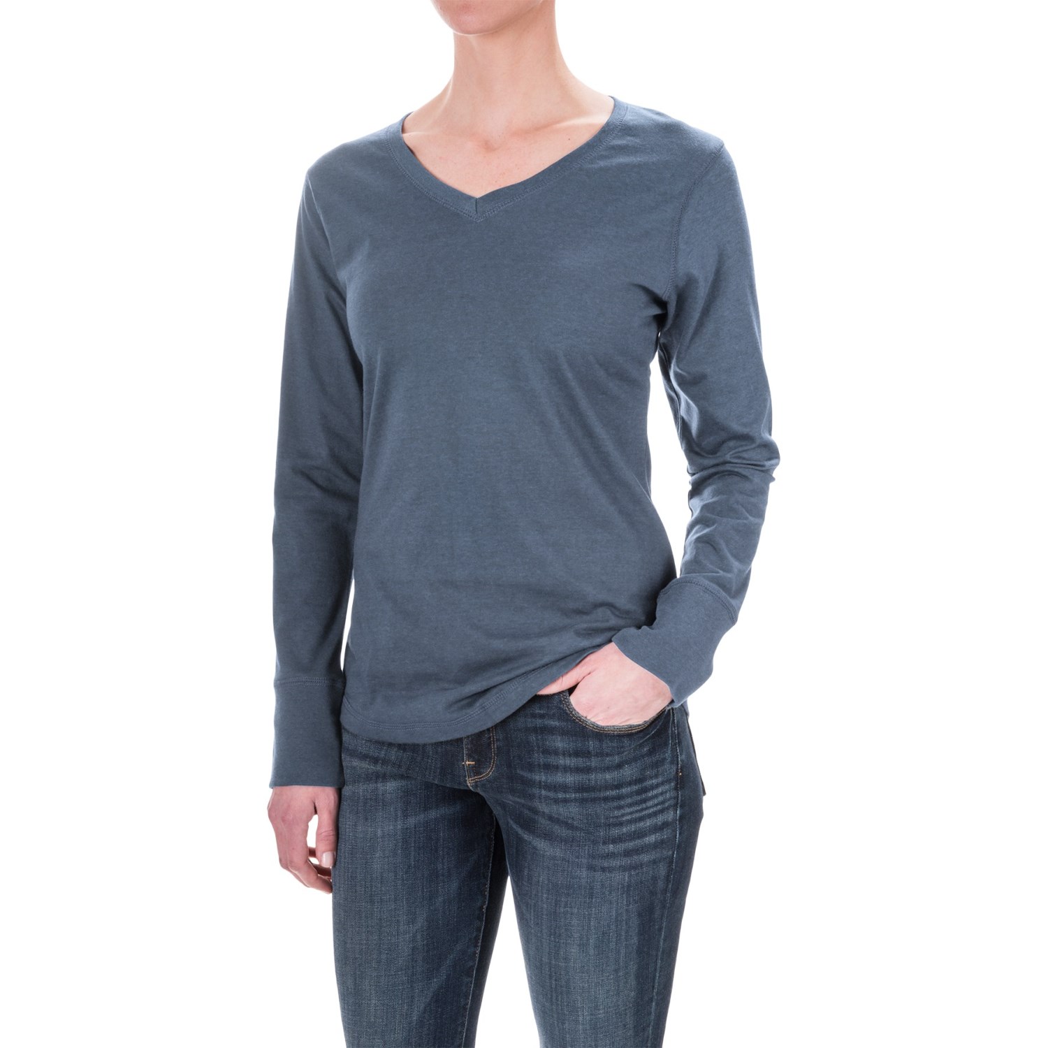 Canyon Guide Outfitters Anne Cross-Dyed Jersey Shirt - V-Neck, Long Sleeve (For Women)