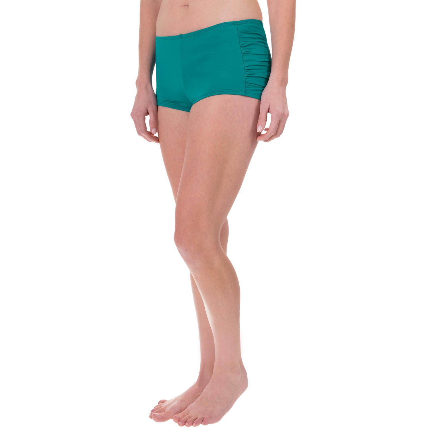 Tommy Bahama Pearl Side-Shirred Swim Shorts - UPF 50+ (For Women)