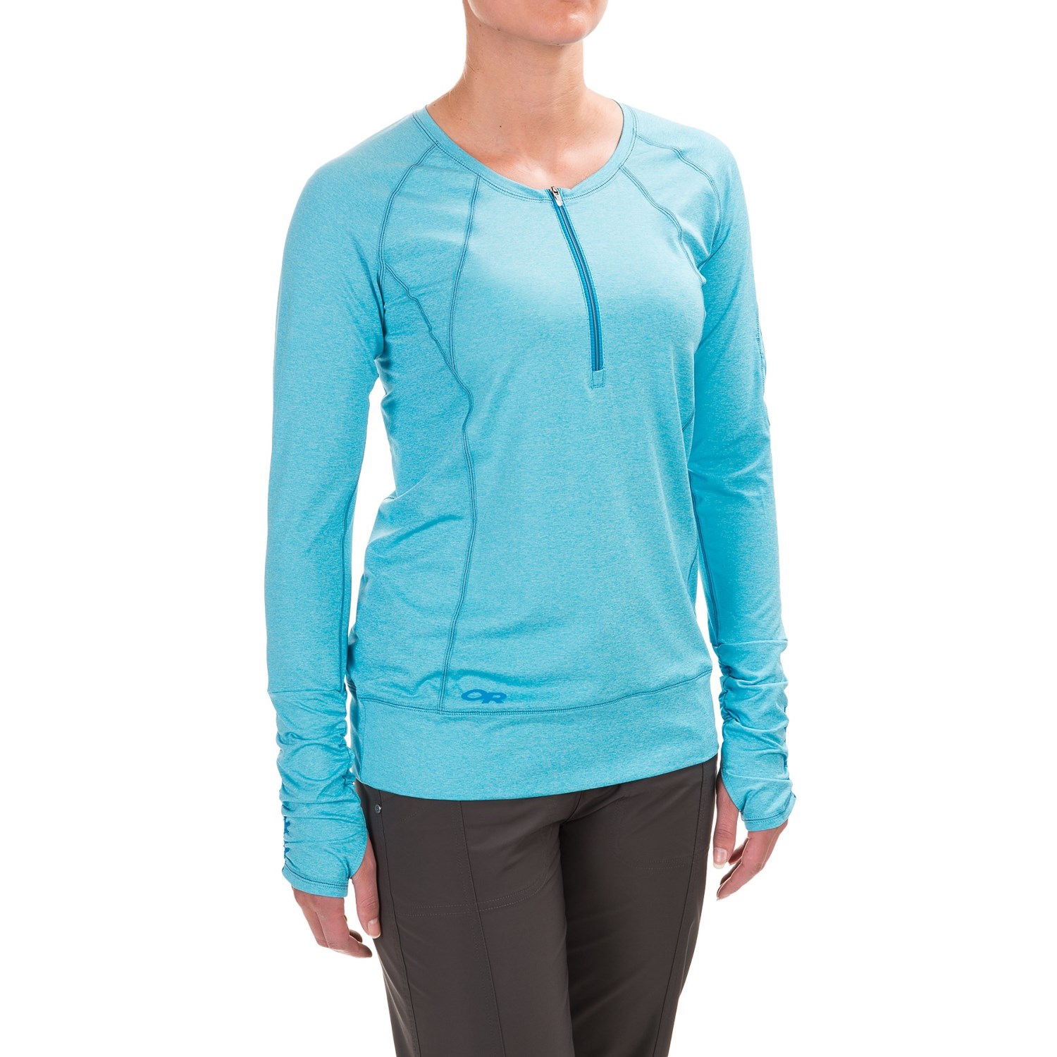 Outdoor Research Playa Zip Neck Shirt - UPF 50+, Long Sleeve (For Women)