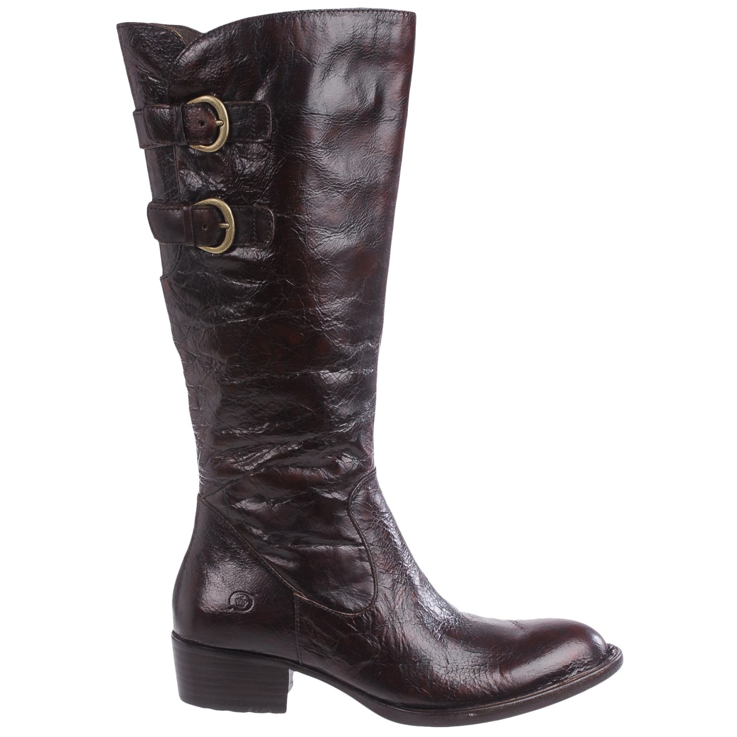 Born Berry Leather Riding Boots (For Women)