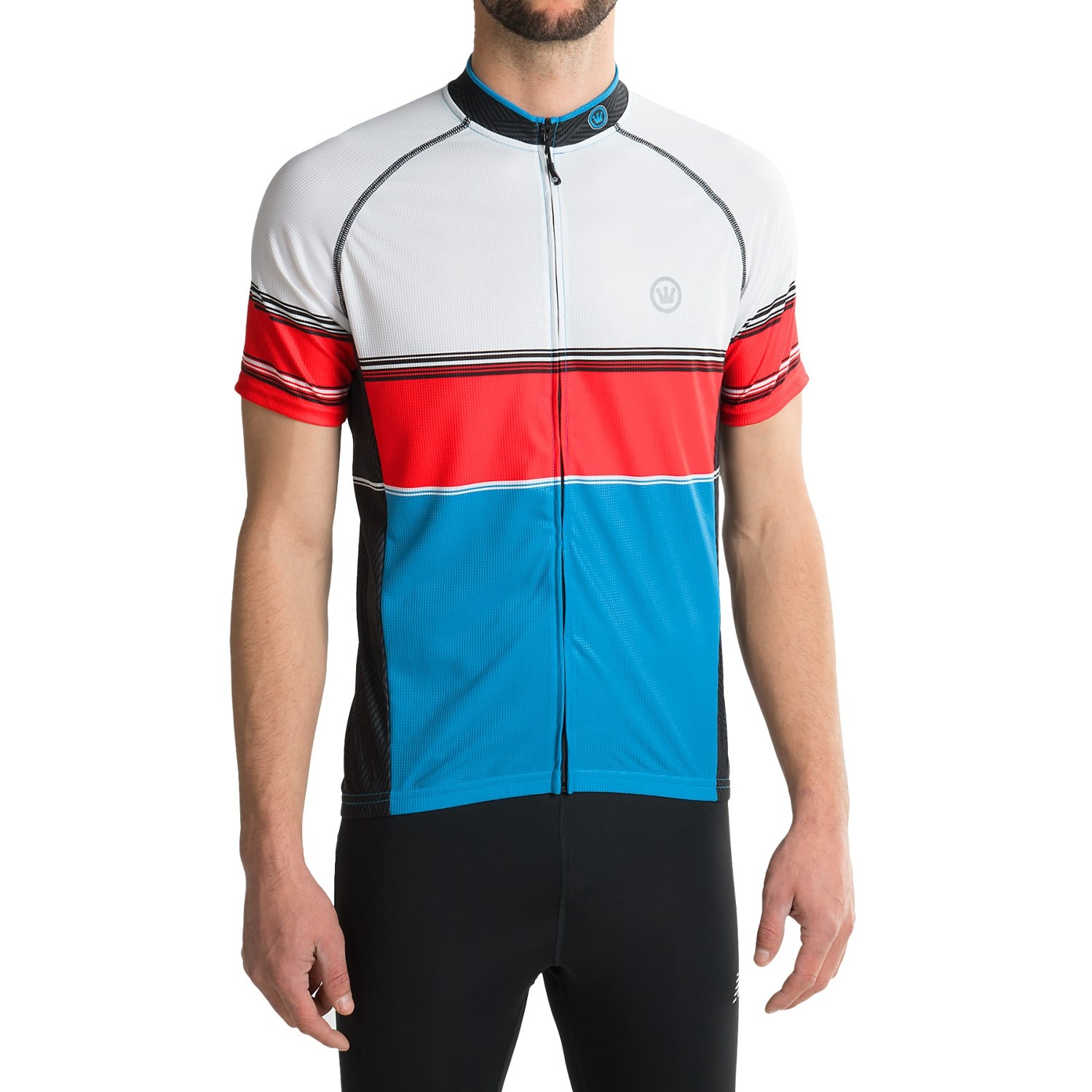 Canari Carlsbad Cycling Jersey - UPF 30+, Full Zip, Short Sleeve (For Men)