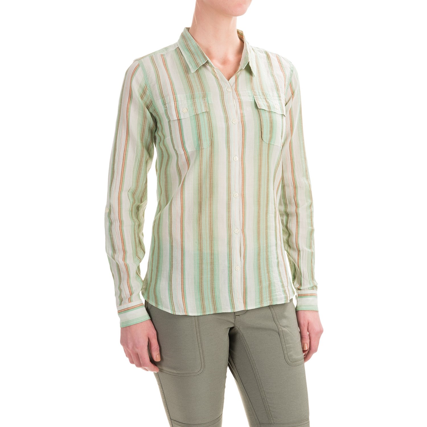 Toad&Co Airbrush Button-Front Shirt - Organic Cotton, Long Sleeve (For Women)