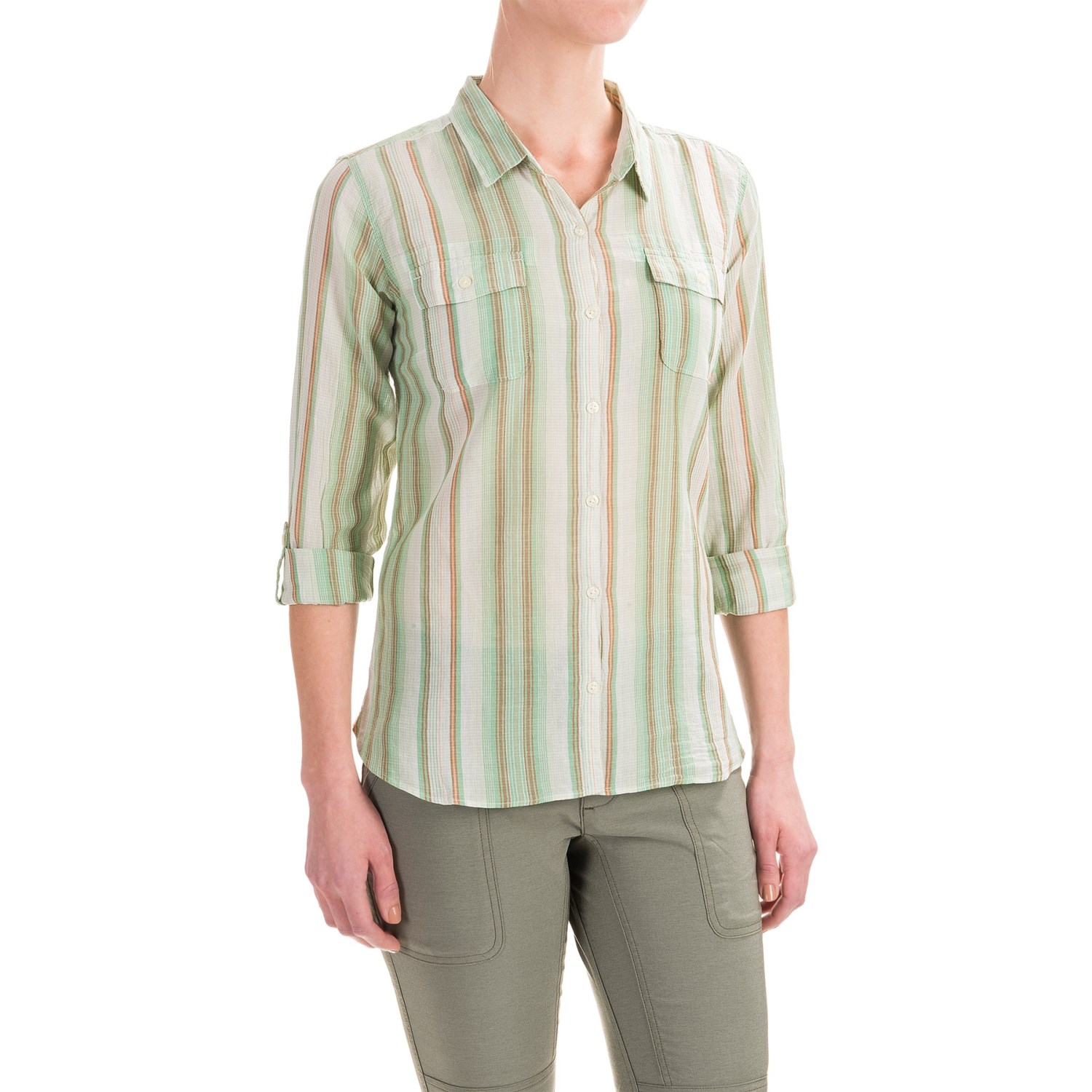 Toad&Co Airbrush Button-Front Shirt - Organic Cotton, Long Sleeve (For Women)