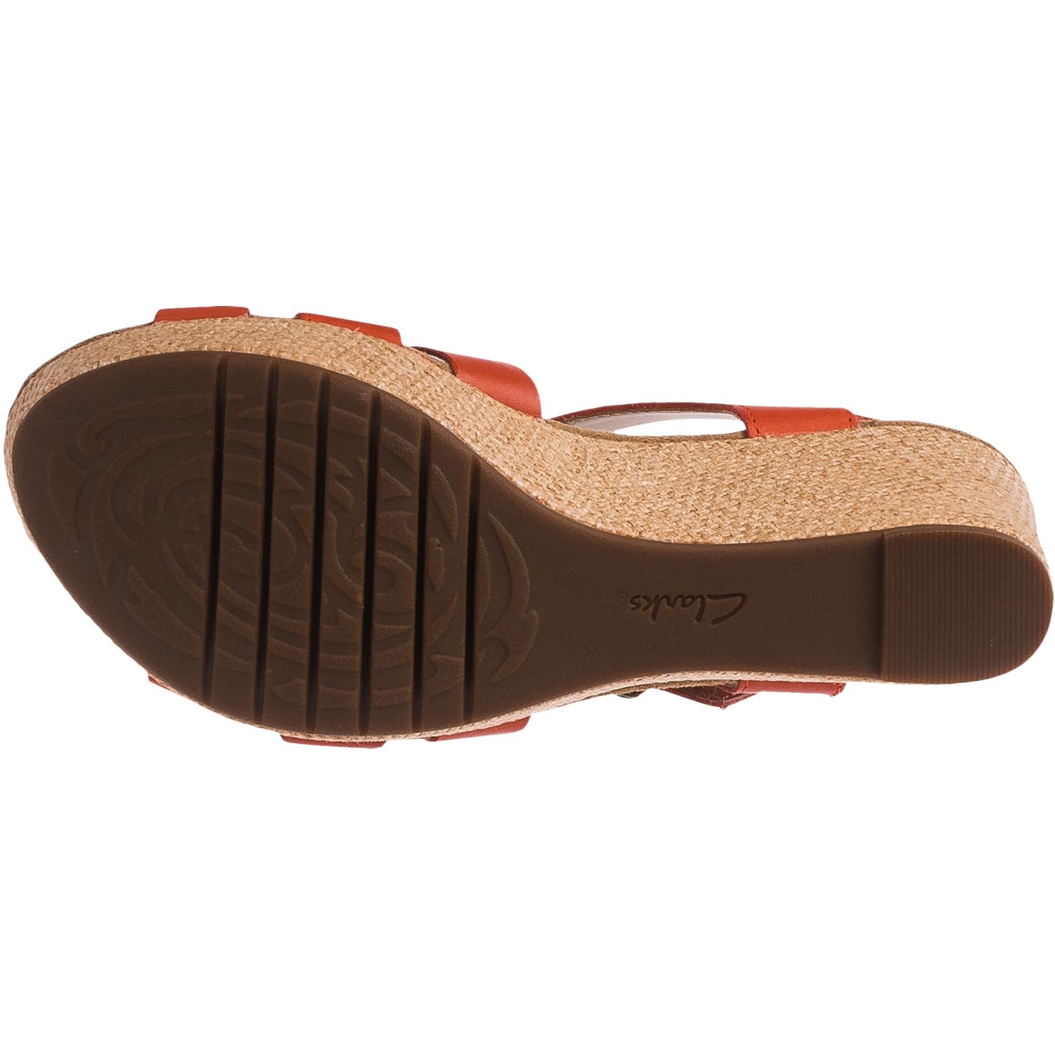 Clarks Caslynn Harp Wedge Sandals - Leather (For Women)