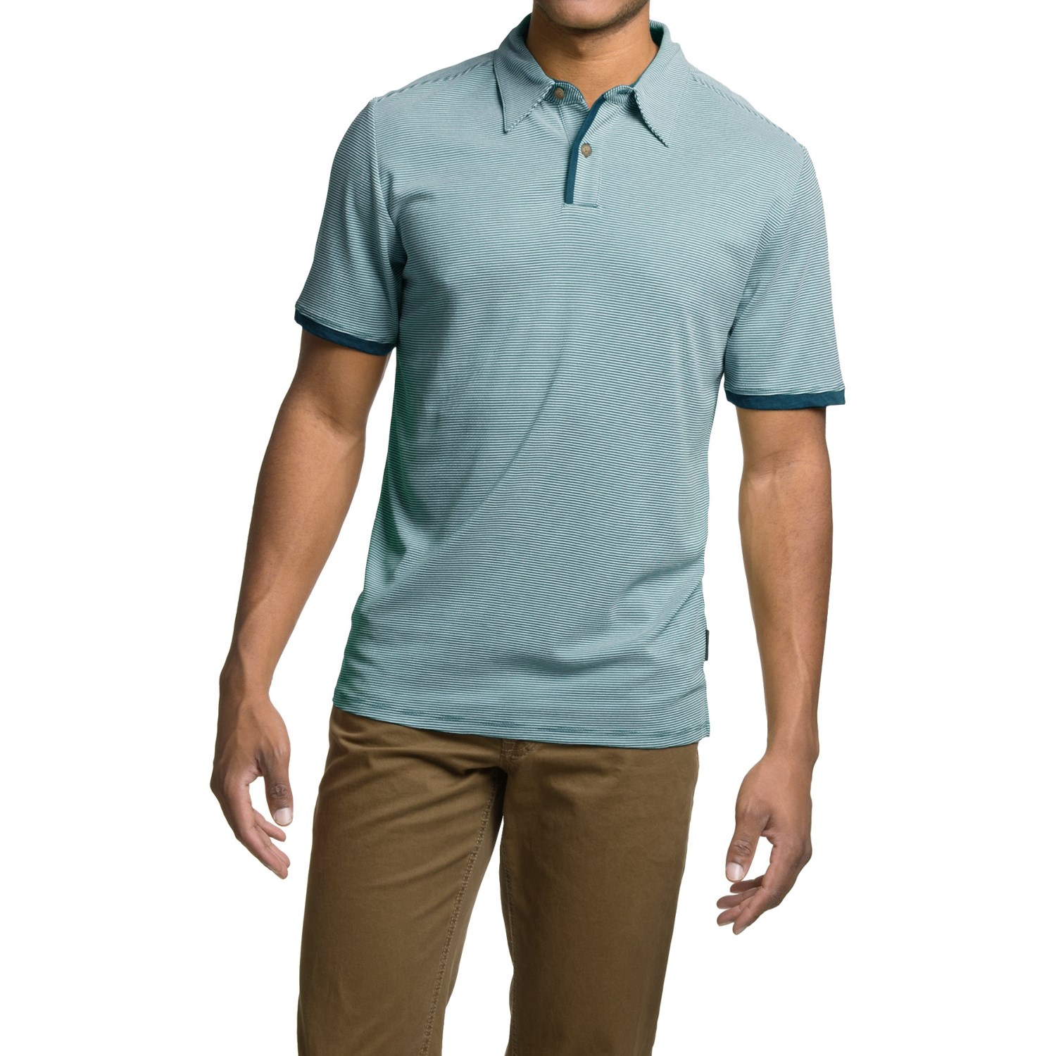 Royal Robbins Desert Knit Micro-Stripe Cricket Shirt - UPF 50+, Short Sleeve (For Men)