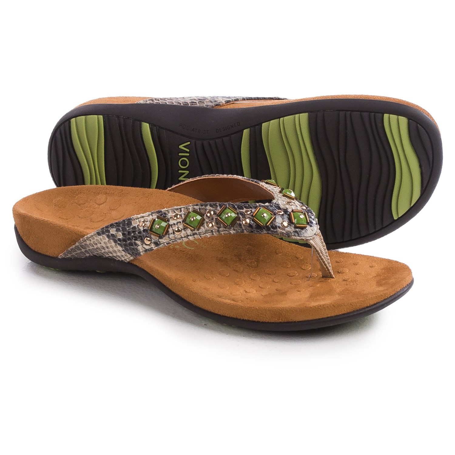 Vionic with Orthaheel Technology Floriana Sandals (For Women)