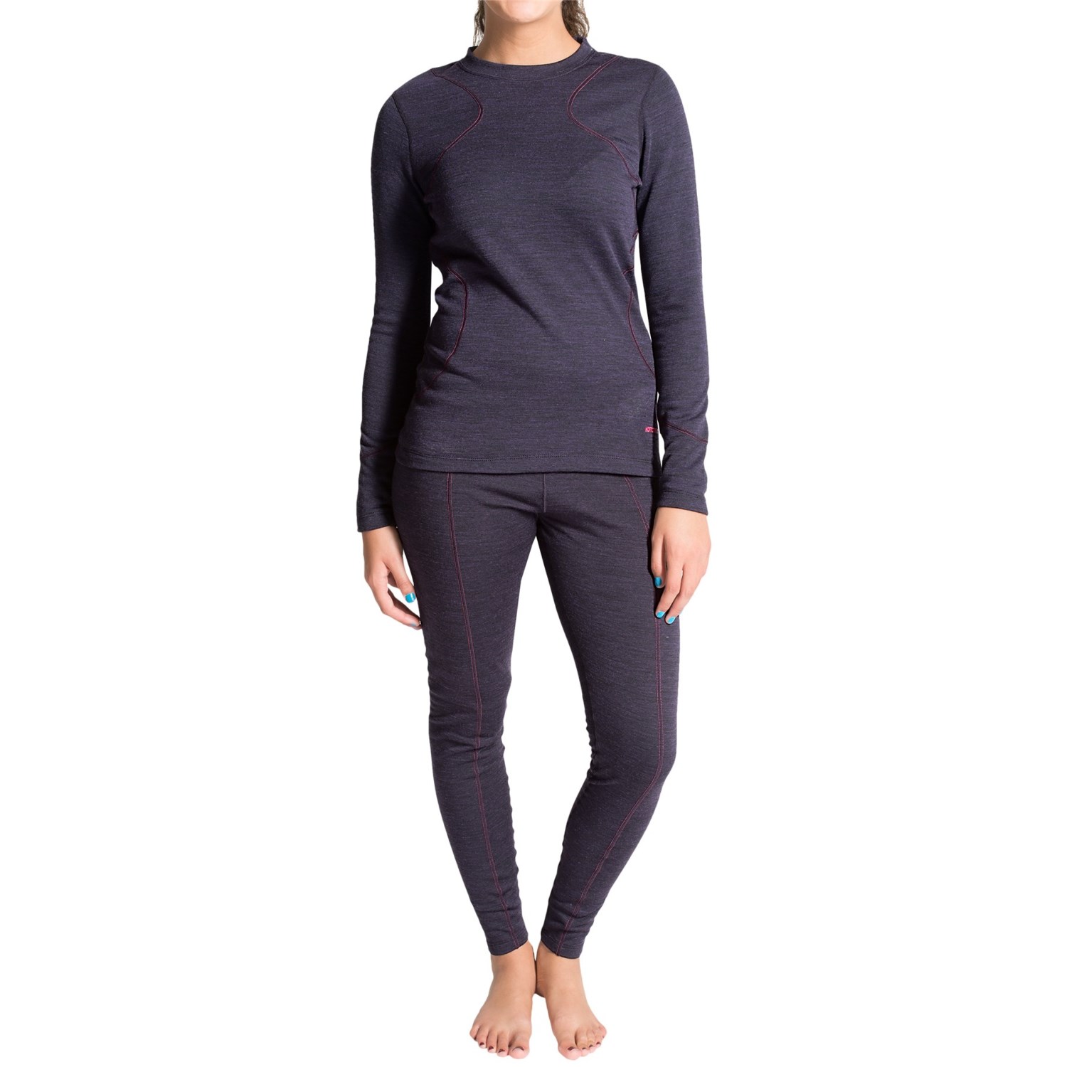 Terramar Thermawool Base Layer Top - UPF 50+, Midweight, Long Sleeve (For Women)