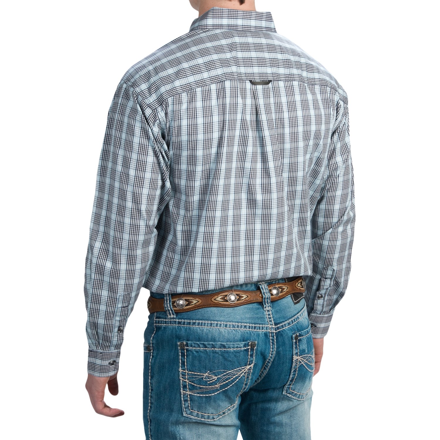 Tuf Cooper Performance by Panhandle Slim Competition Fit Herringbone Shirt - Long Sleeve (For Men)