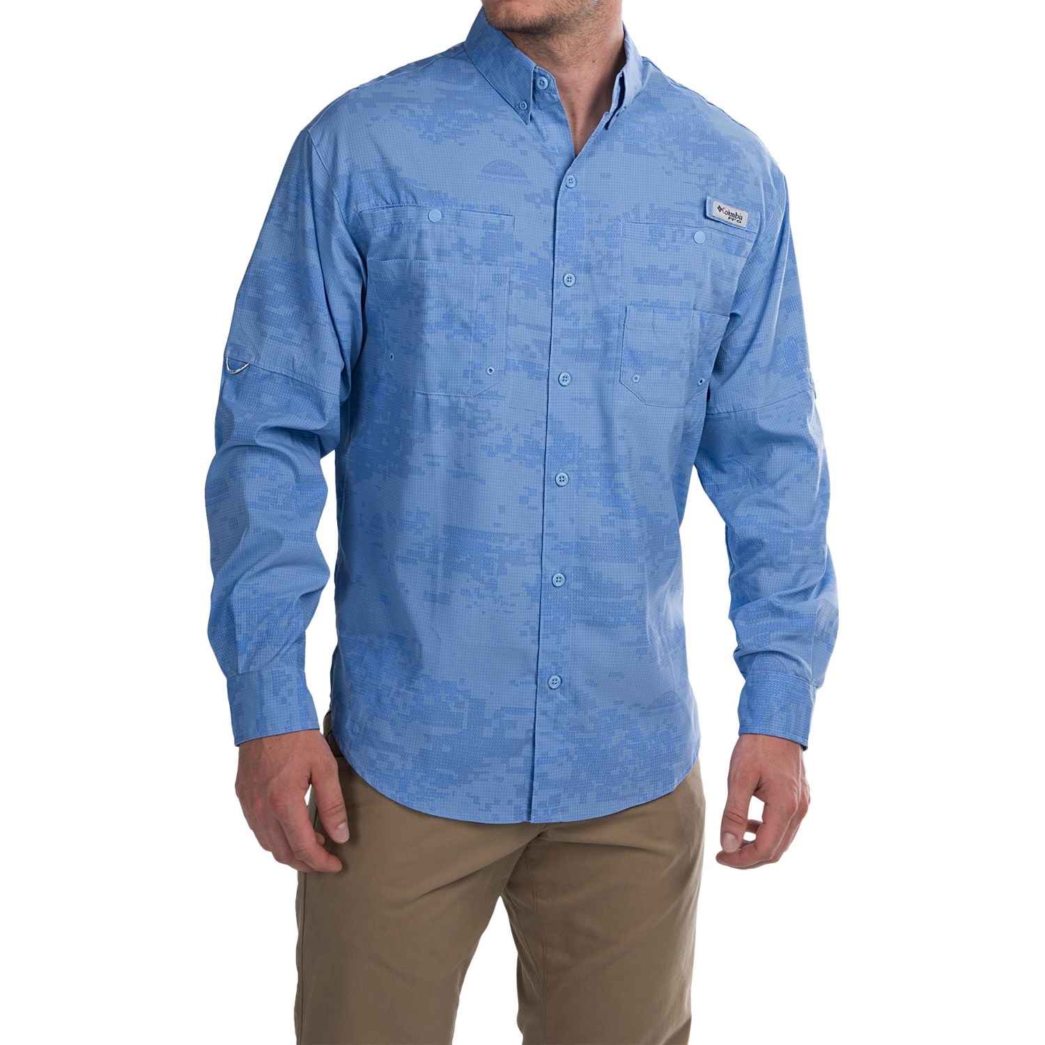 Columbia Sportswear Solar Camo Shirt - Omni-Wick®, UPF 50, Long Sleeve (For Men)