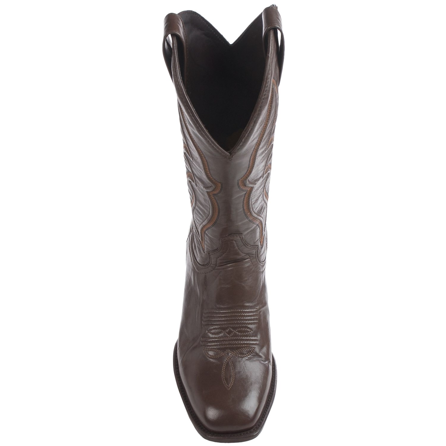 Stetson Boone Calfskin Cowboy Boots - Square Toe (For Men)