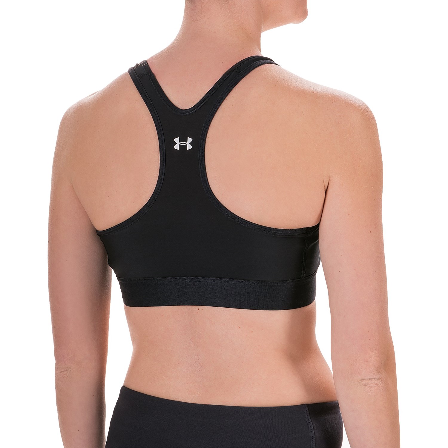 Under Armour UA Mid Control Sports Bra - Removable Cups, Racerback (For Women)