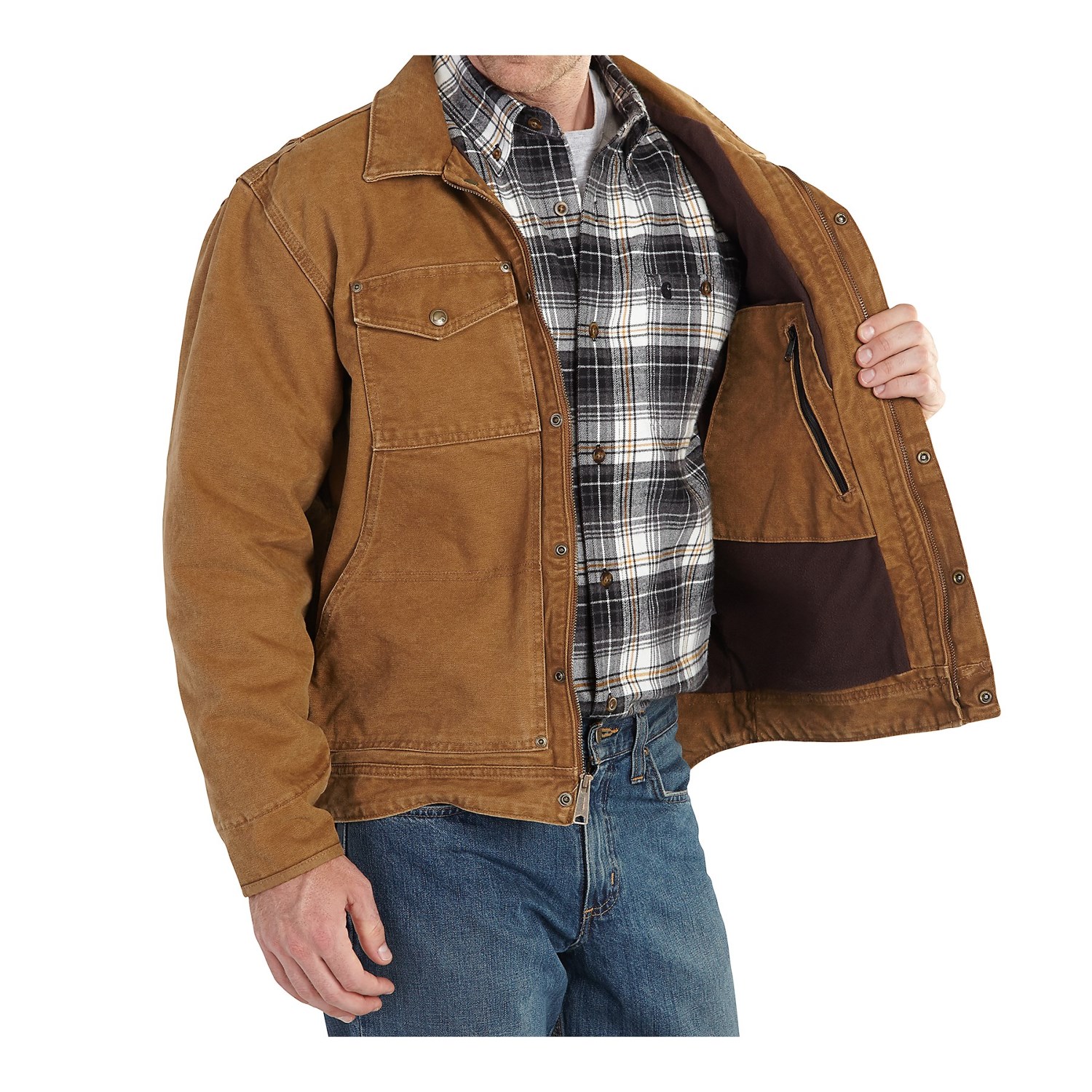 Carhartt Berwick Sandstone Duck Jacket - Factory Seconds (For Men)