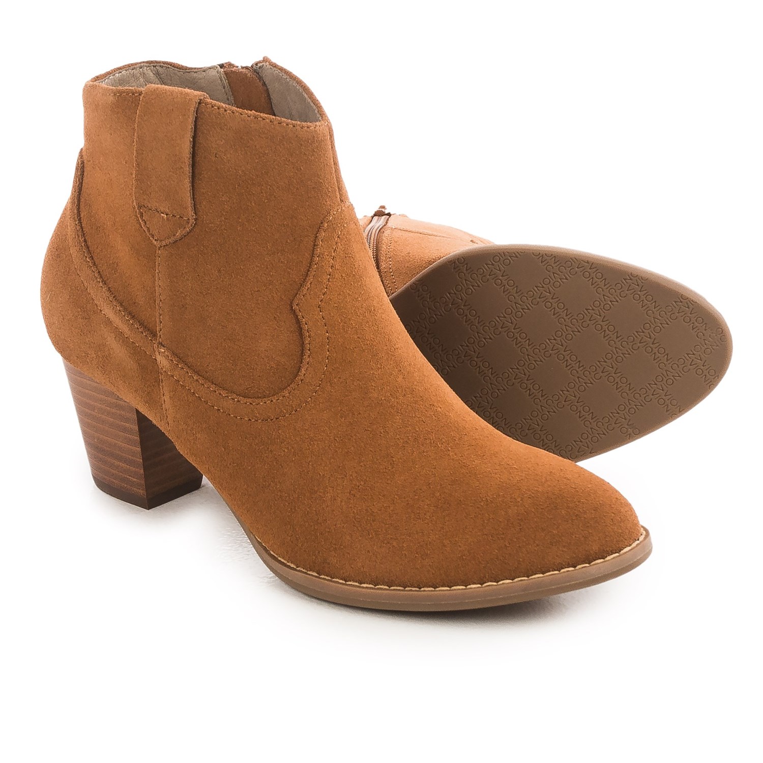 Vionic with Orthaheel Technology Windom Ankle Boots - Leather (For Women)