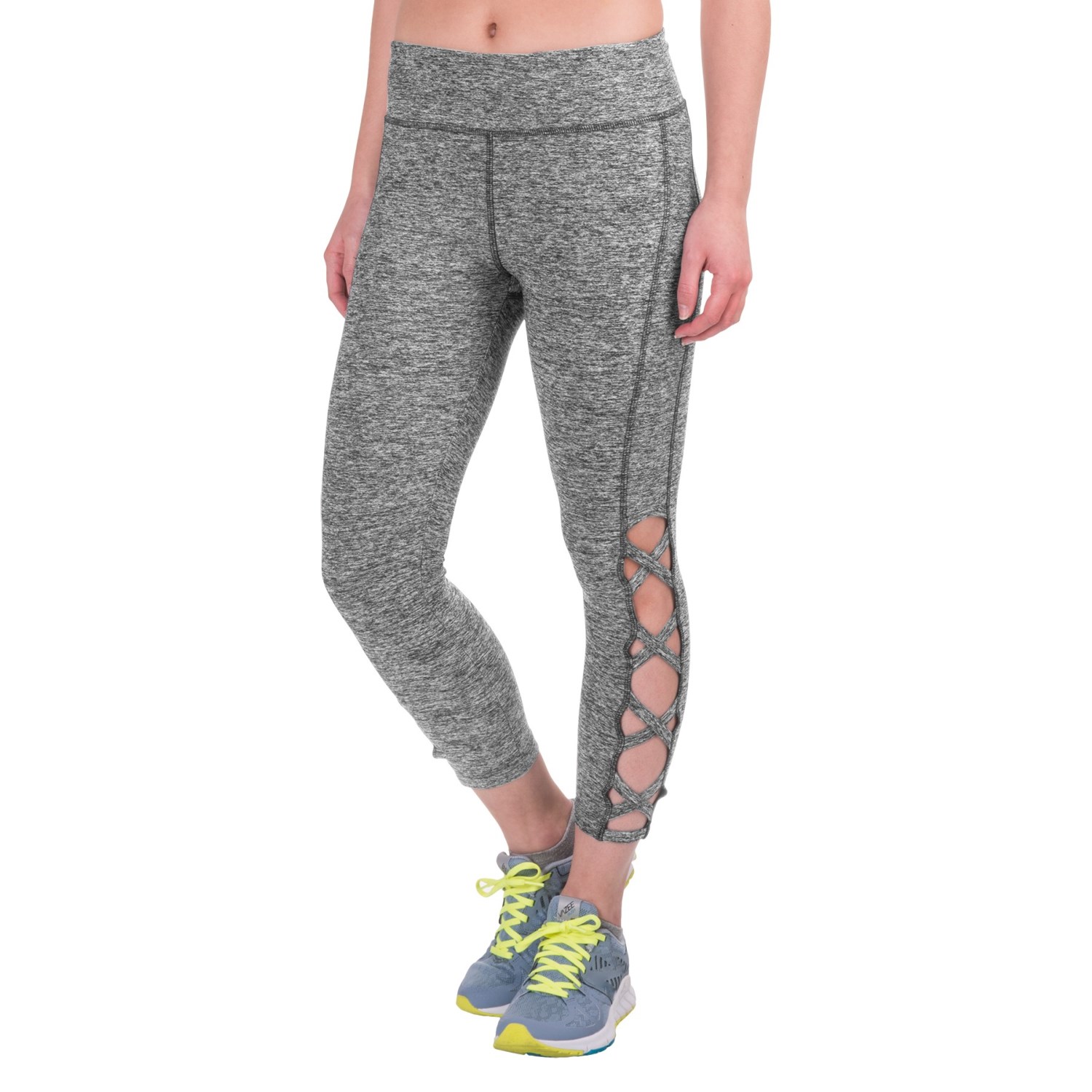 Vogo Lattice Capris (For Women)