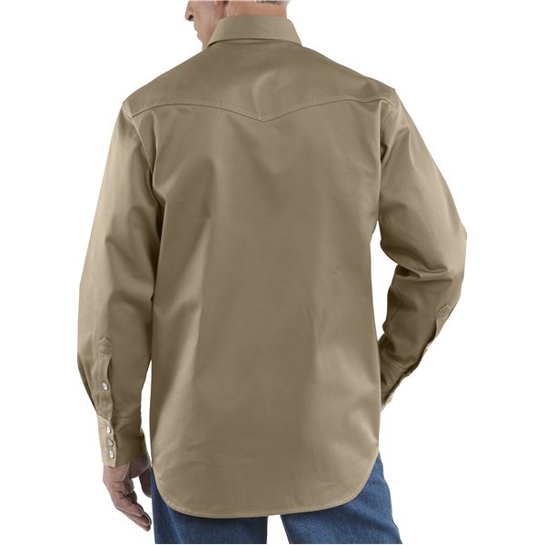 Carhartt Snap-Front Twill Work Shirt - Long Sleeve, Factory Seconds (For Men)