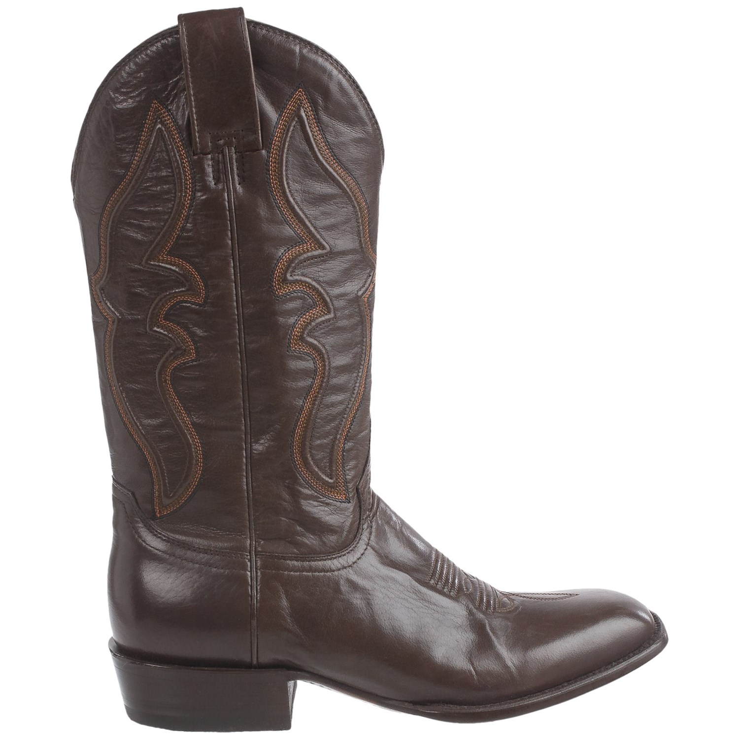 Stetson Boone Calfskin Cowboy Boots - Square Toe (For Men)