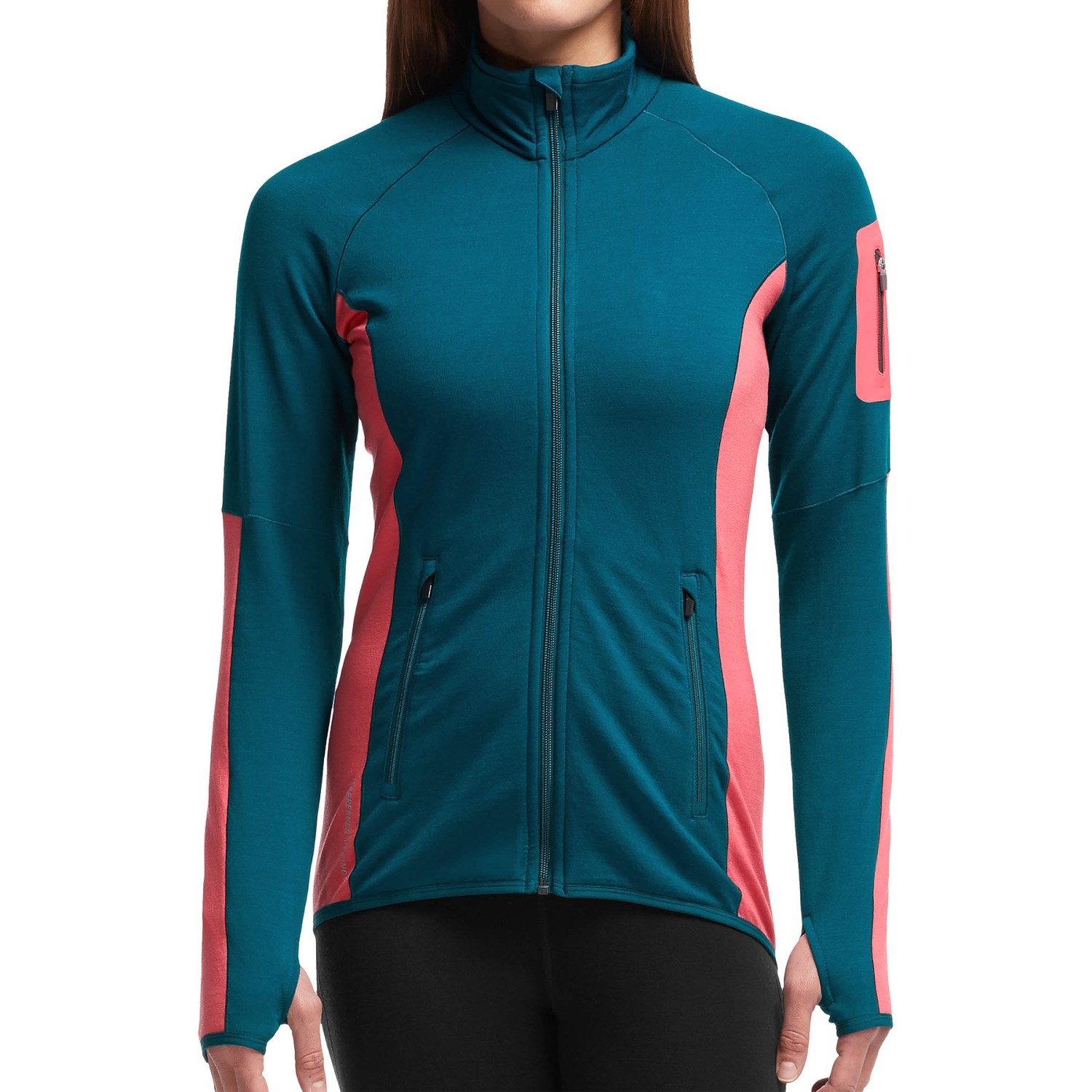 Icebreaker Atom Jacket - Merino Wool, Full Zip (For Women)