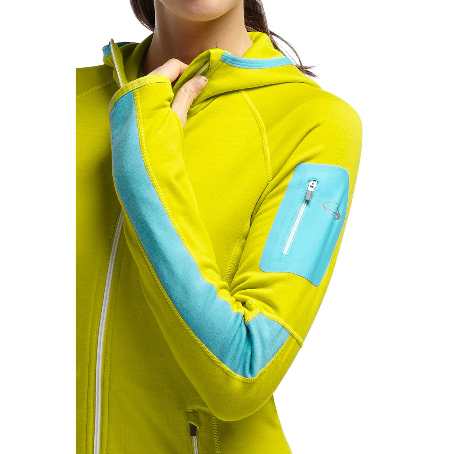 Icebreaker Atom Jacket - Merino Wool, Full Zip, Hooded (For Women)