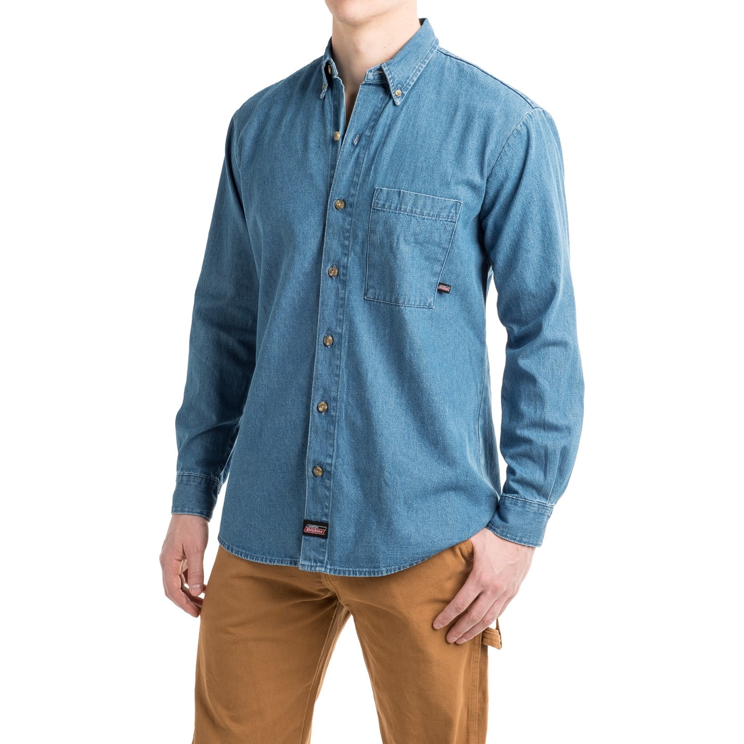 Dickies Denim Shirt - Long Sleeve (For Men)